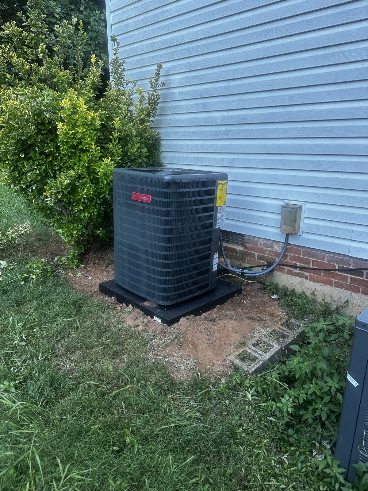 New high-efficiency HVAC system installed at a Triad, NC home