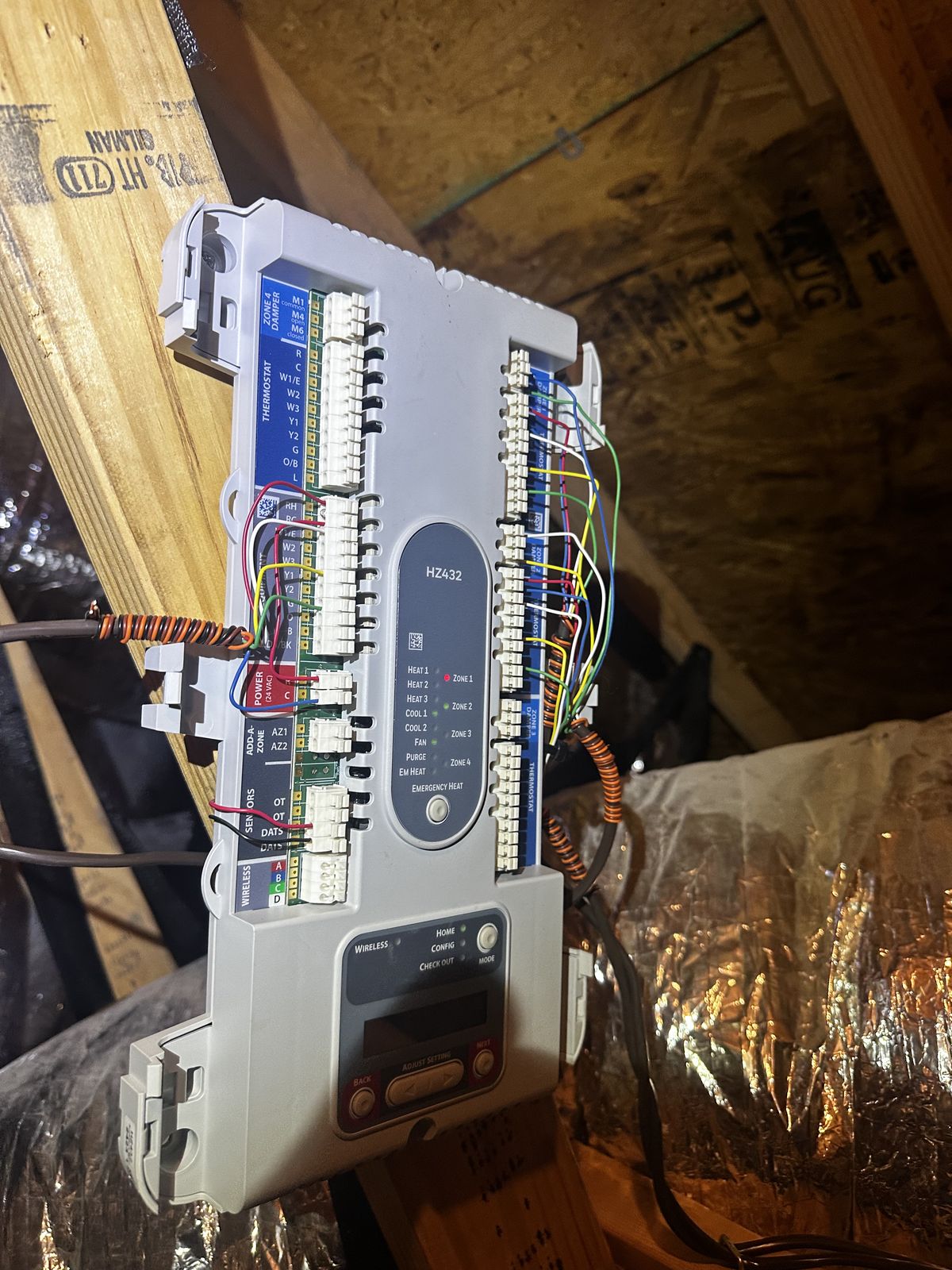 Multi-zone HVAC control system installed by NC Climate Control